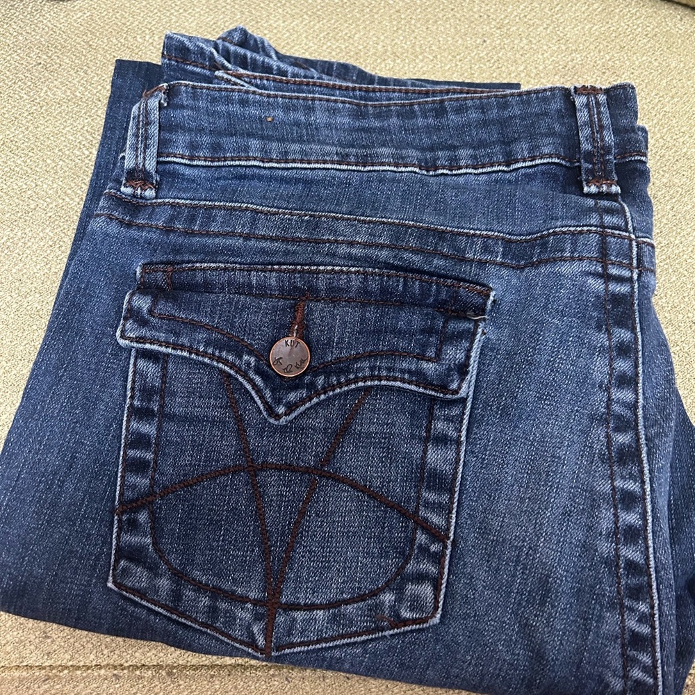Blue High-Rise Jeans